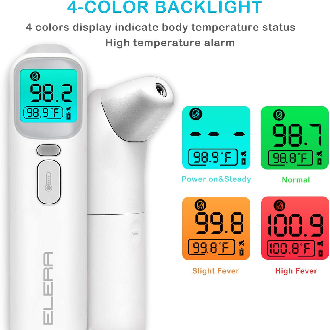 Elera Ear & Forehead Infrared Thermometer - MamaApp