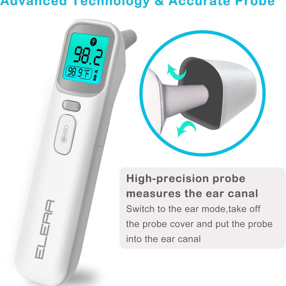 Elera Ear & Forehead Infrared Thermometer - MamaApp