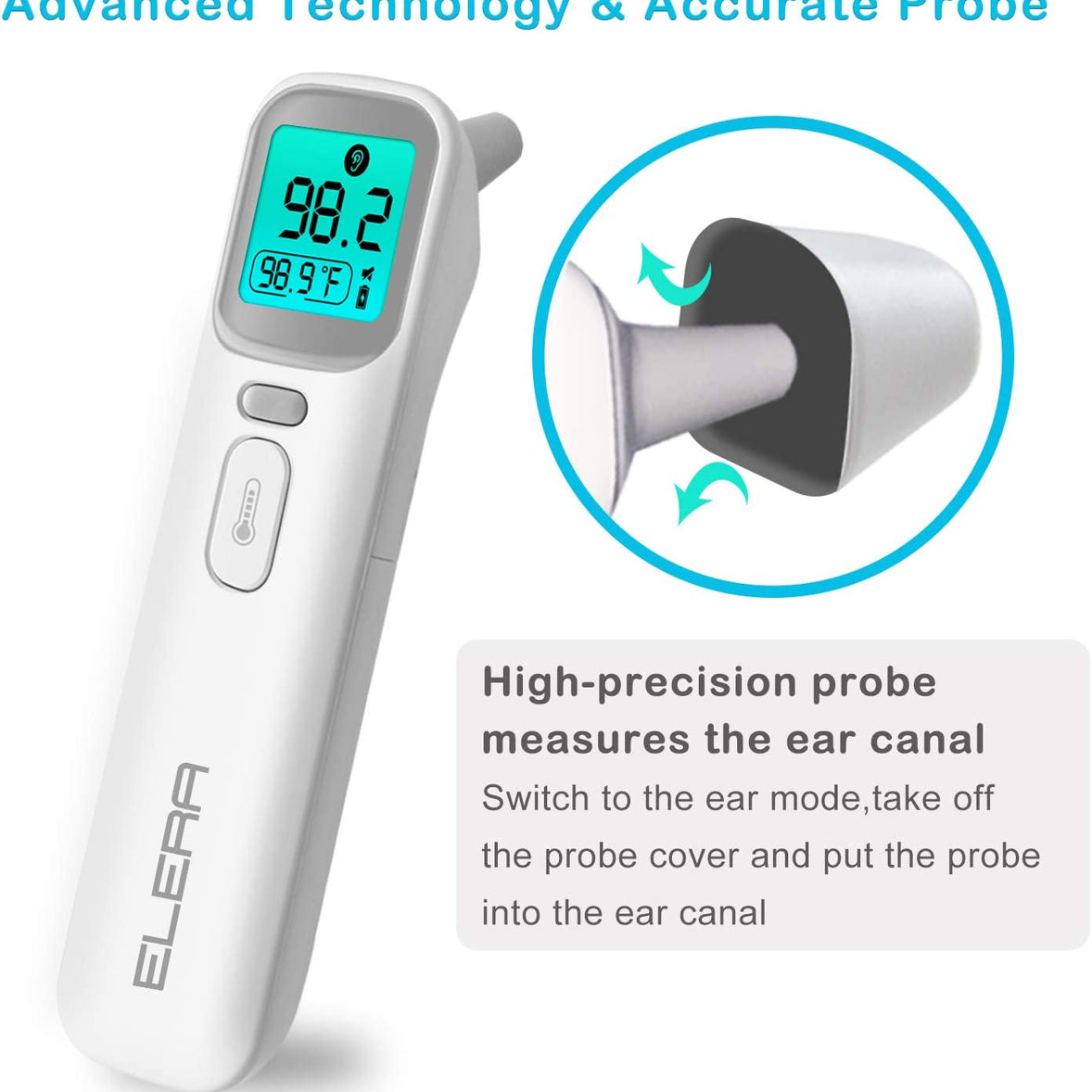 Elera Ear & Forehead Infrared Thermometer