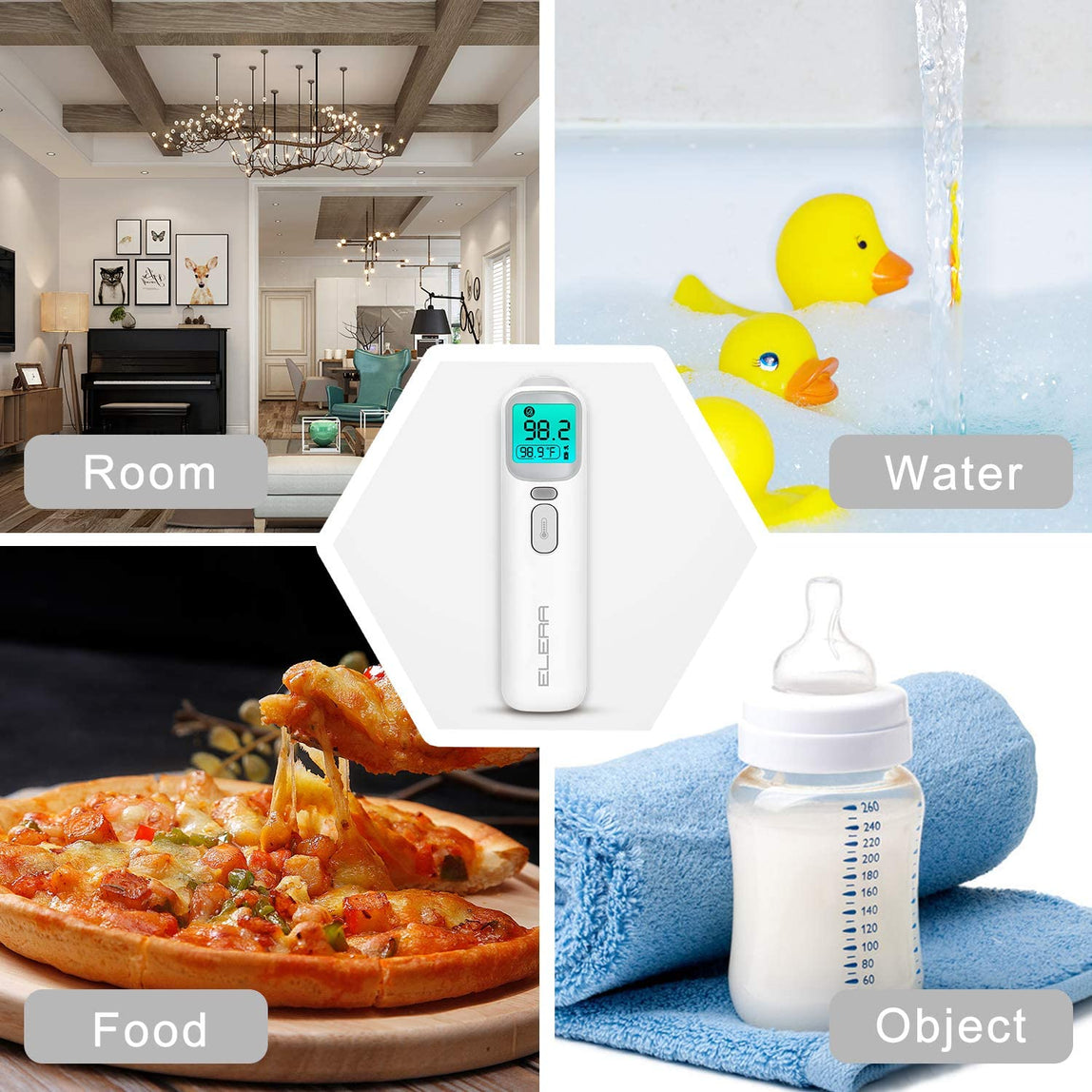 Elera Ear & Forehead Infrared Thermometer - MamaApp