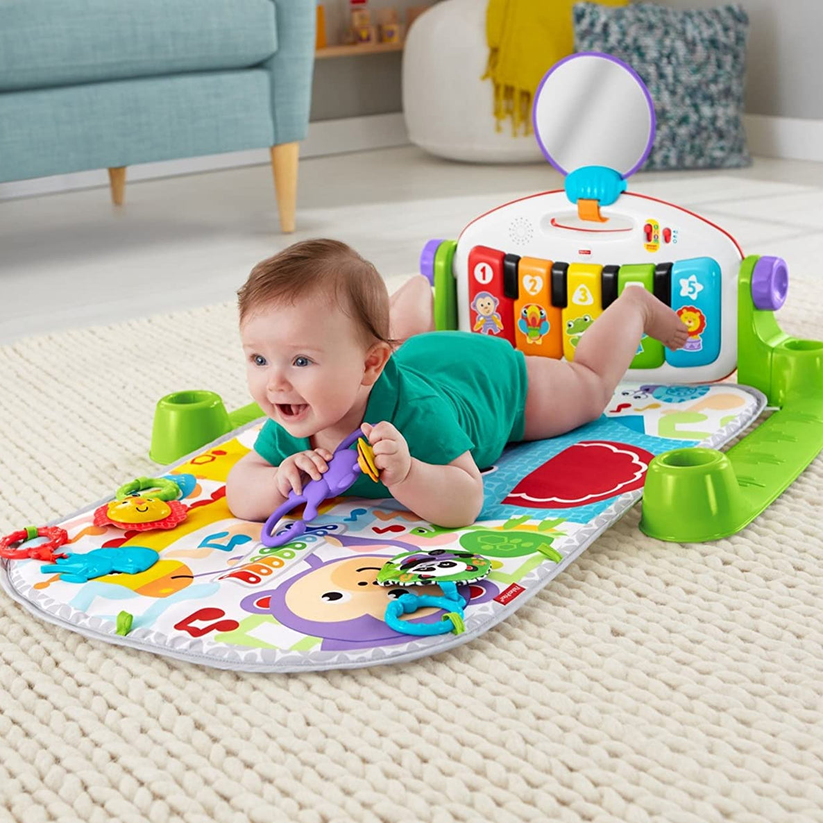 Fisher Price Kick & Play Piano Gym Deluxe