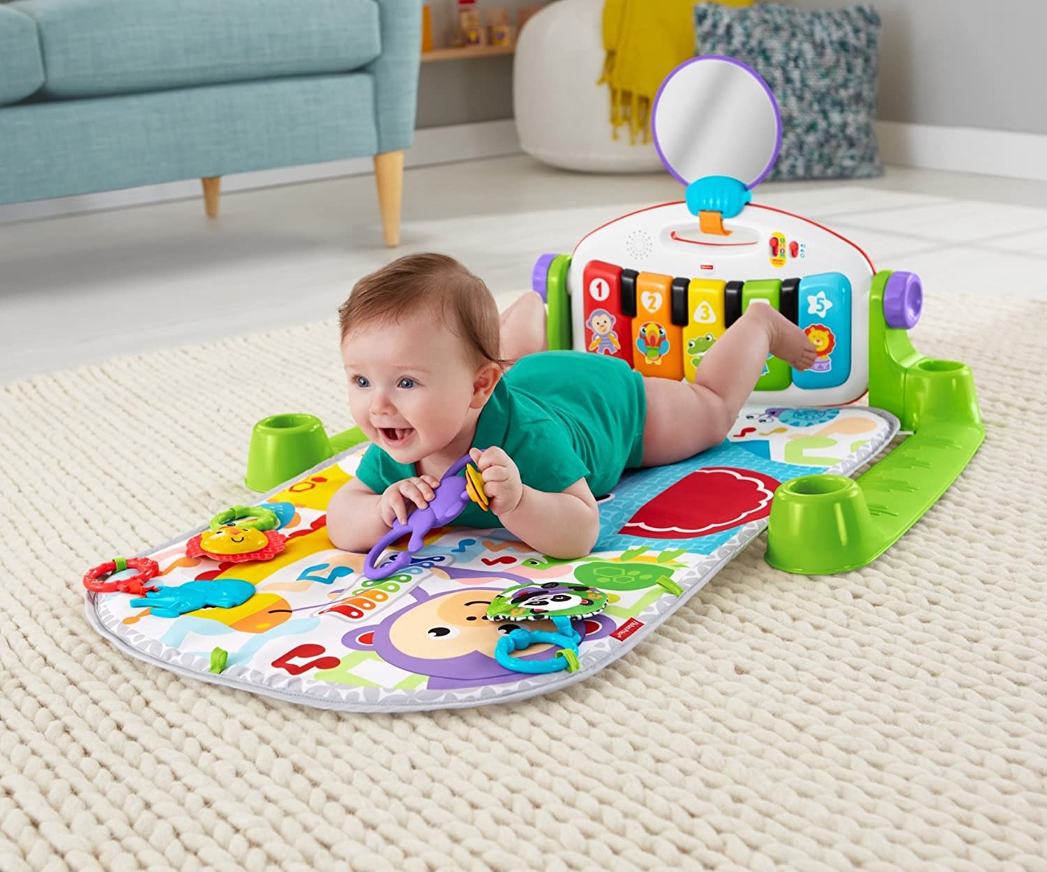 Fisher Price Kick & Play Piano Gym Deluxe