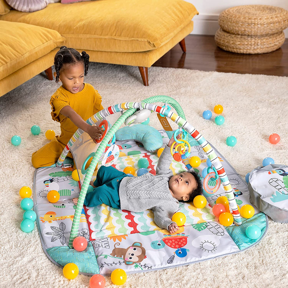 Bright Starts 5-IN-1 Your Way Ball Play Activity Gym & Ball Pit - MamaApp