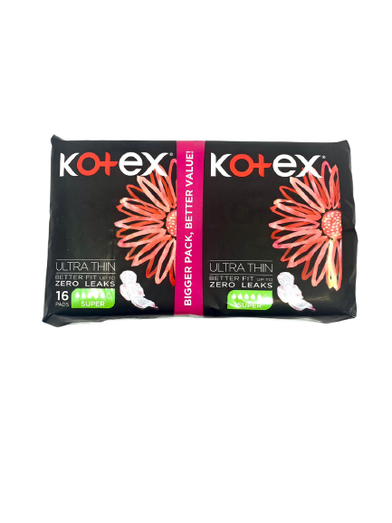 Kotex Ultra Thin Super 16's