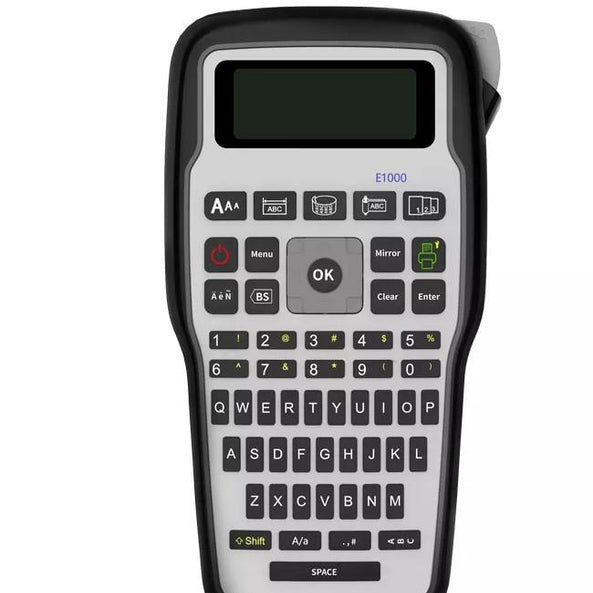 Label Maker Machine with White Tape