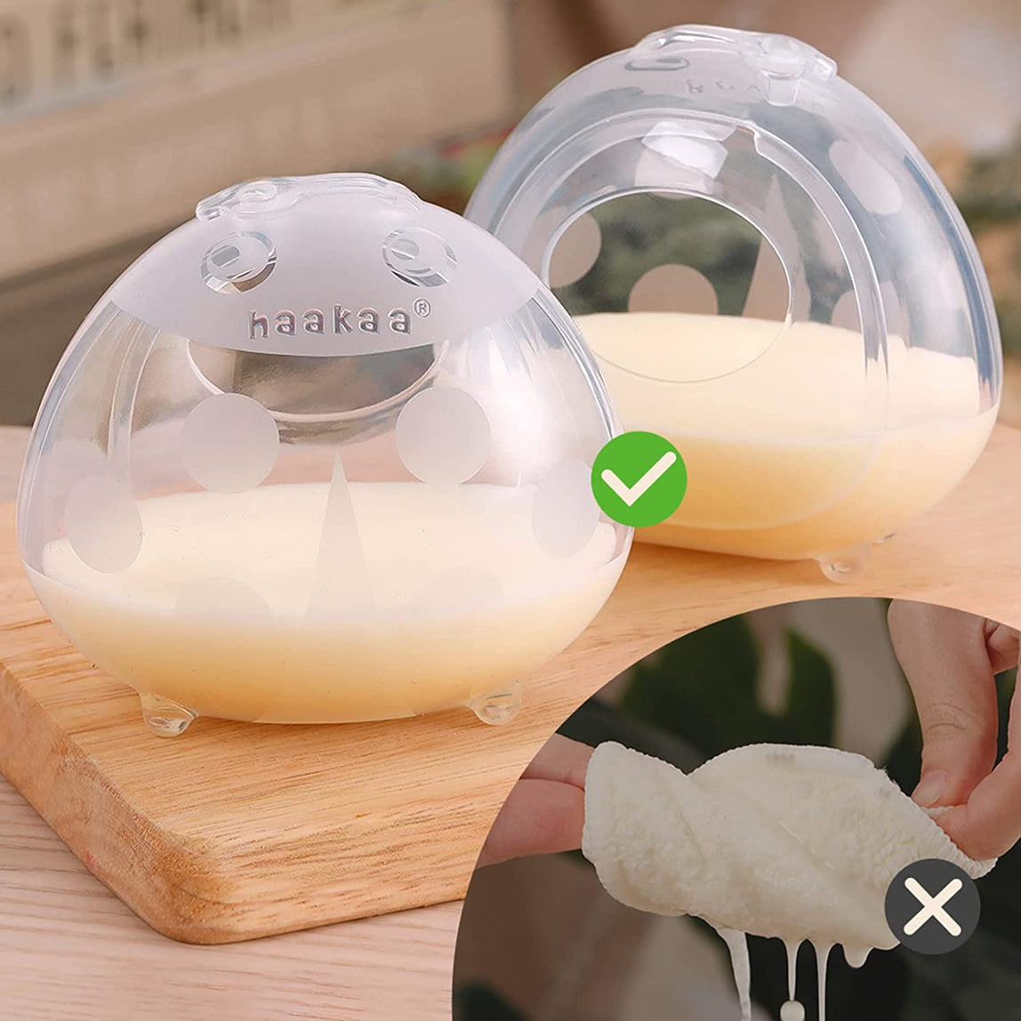 Haakaa Ladybug Silicone Breast Milk Collectors - MamaApp