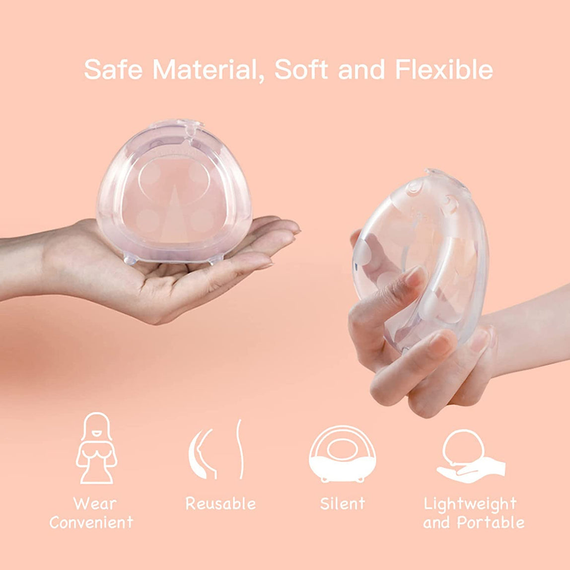 Haakaa Ladybug Silicone Breast Milk Collectors - MamaApp
