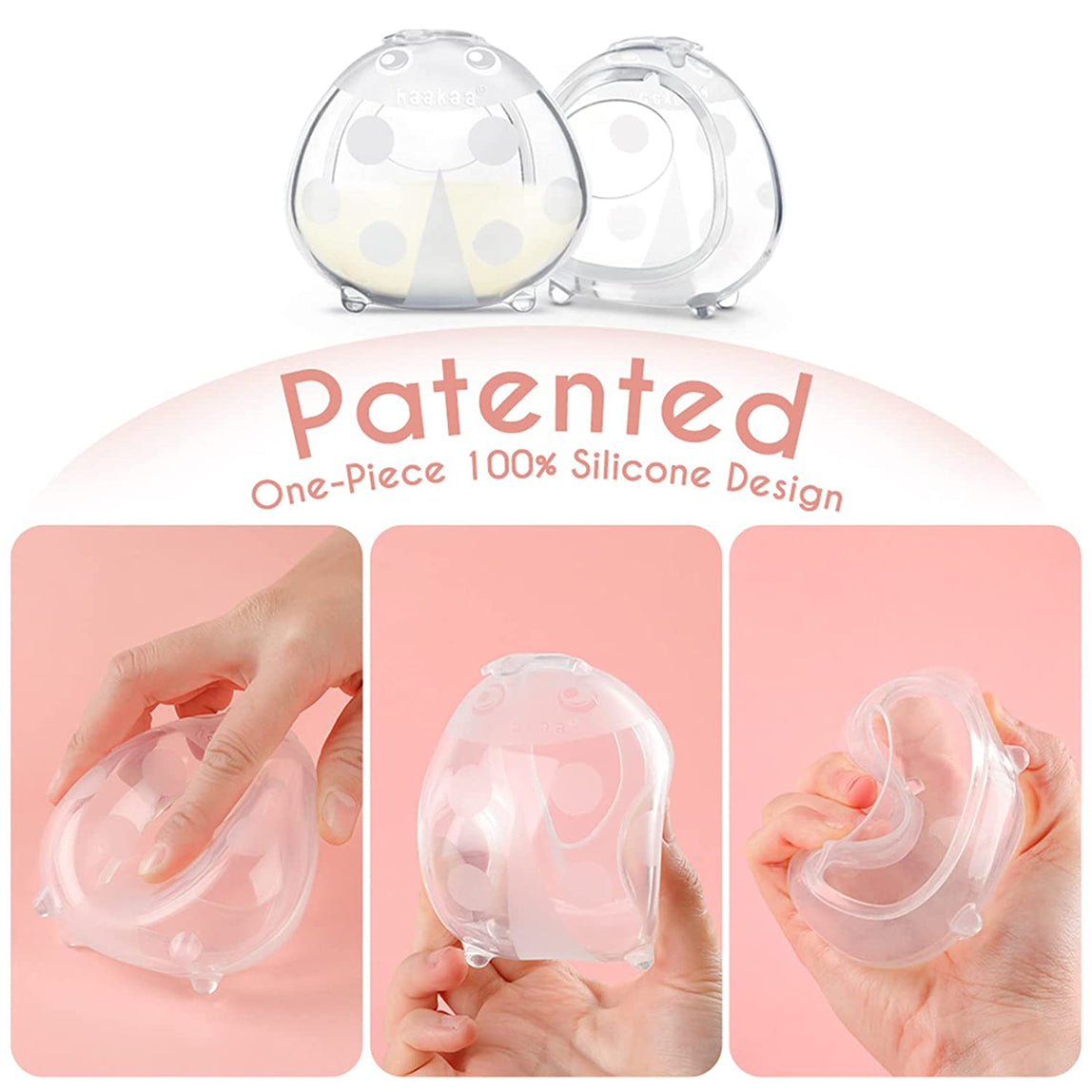 Haakaa Ladybug Silicone Breast Milk Collectors - MamaApp