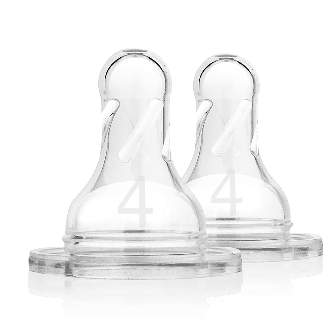 Dr. Brown's Natural Flow Level 4 Narrow Silicone Nipple - MamaApp