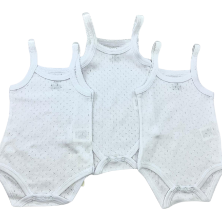 Londony 3pcs Girls Jacq Underwear White - MamaApp