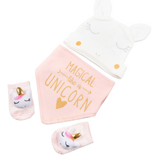 Londony 3pcs Set Cap, Bandana Bib & Rattle Socks