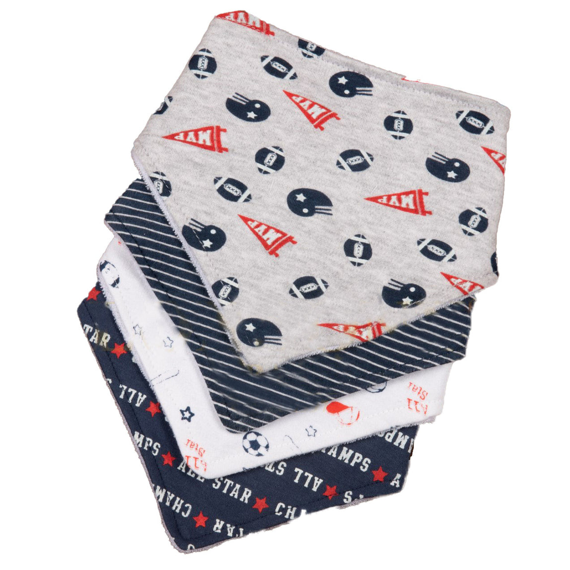 Londony Boys 4pcs Set Baby Bib - MamaApp