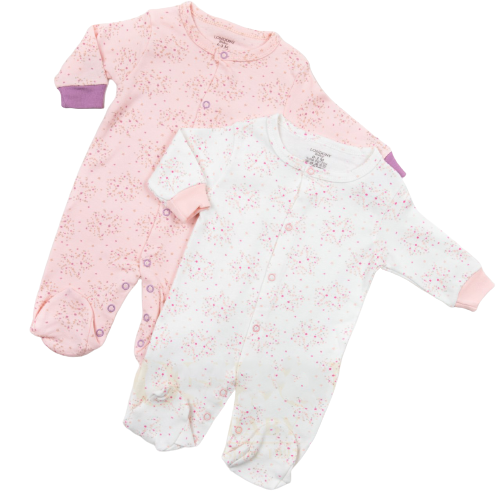 Londony Girls Romper with Feet 0-9 Months