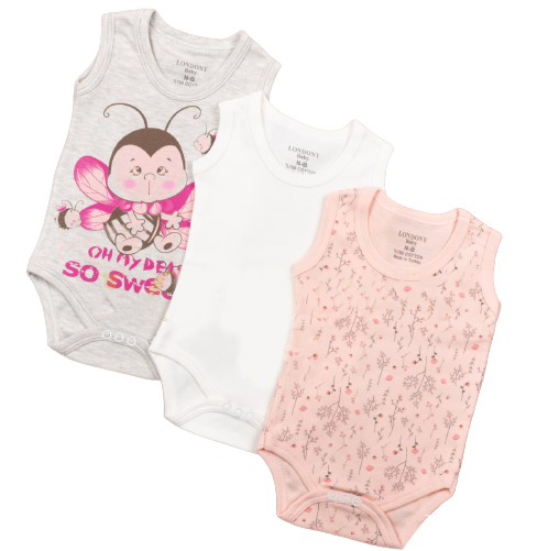 Londony Girls Underwear Sleeveless 3pcs Set