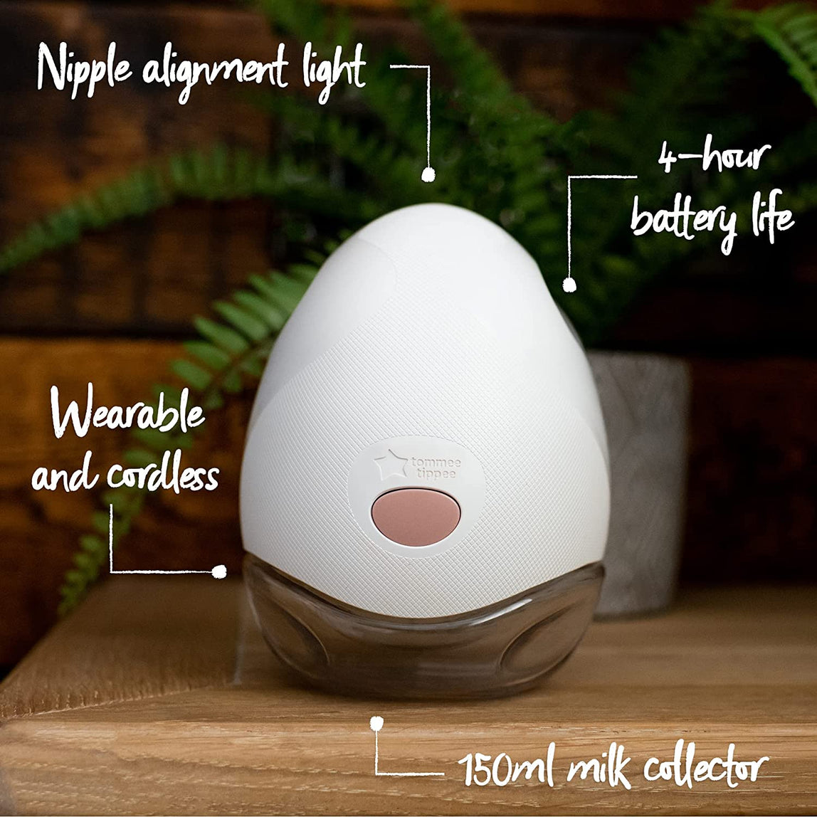 Tommee Tippee Made For Me Single Electric Wearable Breast Pump - MamaApp