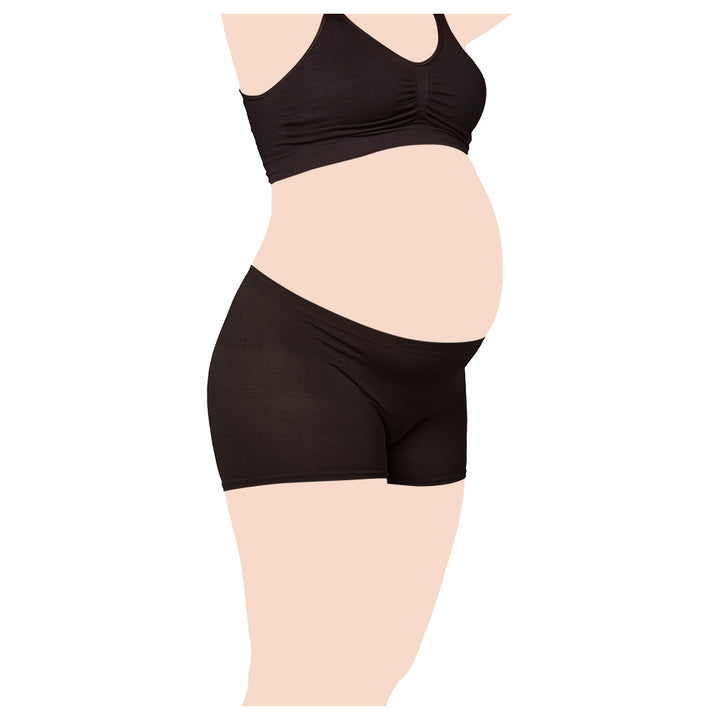 Carriwell Seamless Maternity & Hospital Deluxe Panties - Black (2 Pack)