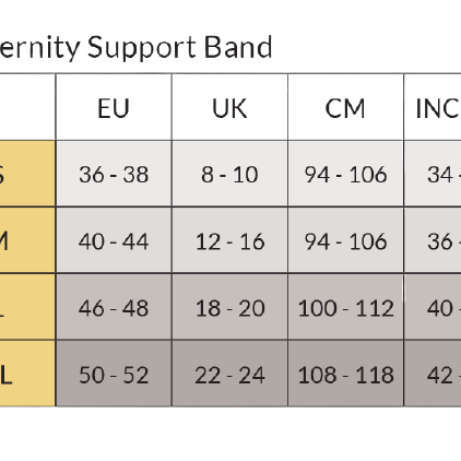 Carriwell Seamless Maternity Support Band Black