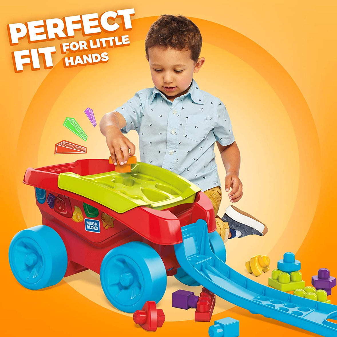 Fisher Price Mega Bloks Shape Sorting Wagon