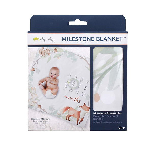 Itzy Ritzy Milestone Blanket Set