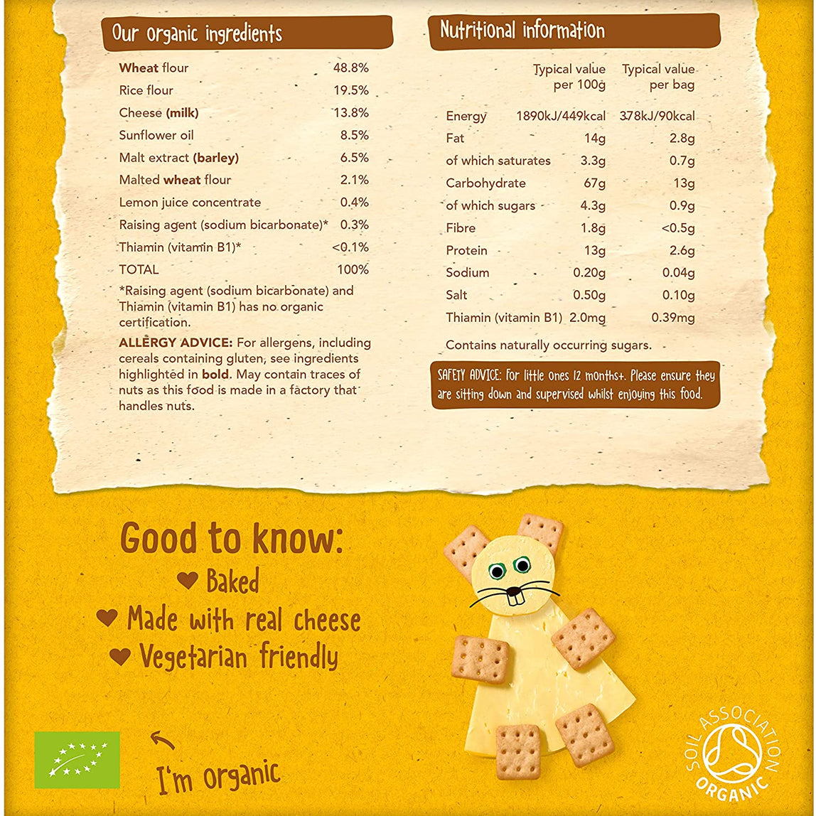 Organix Organic Mini Cheese Cracker - MamaApp