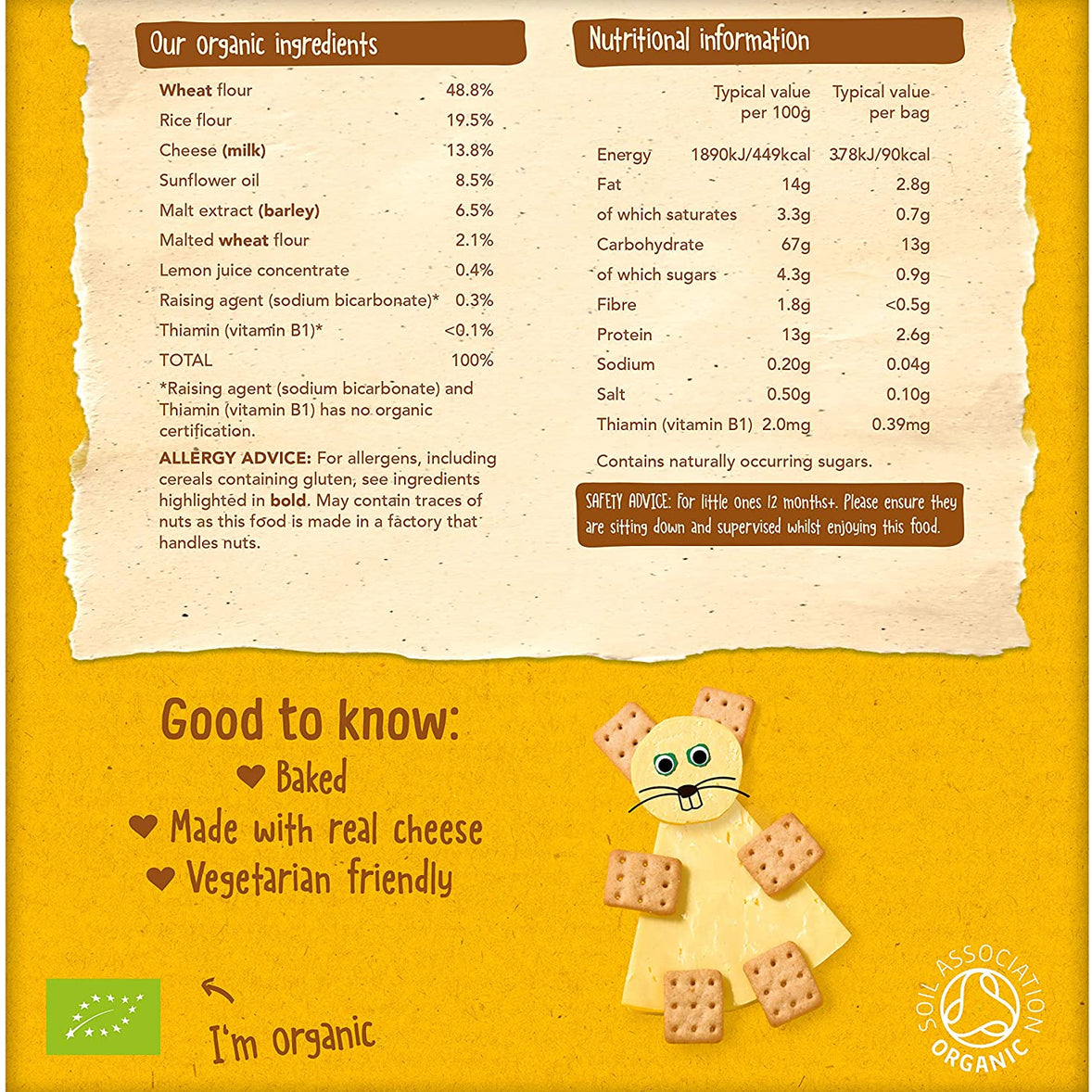 Organix Organic Multigrain Porridge 4 x 200g