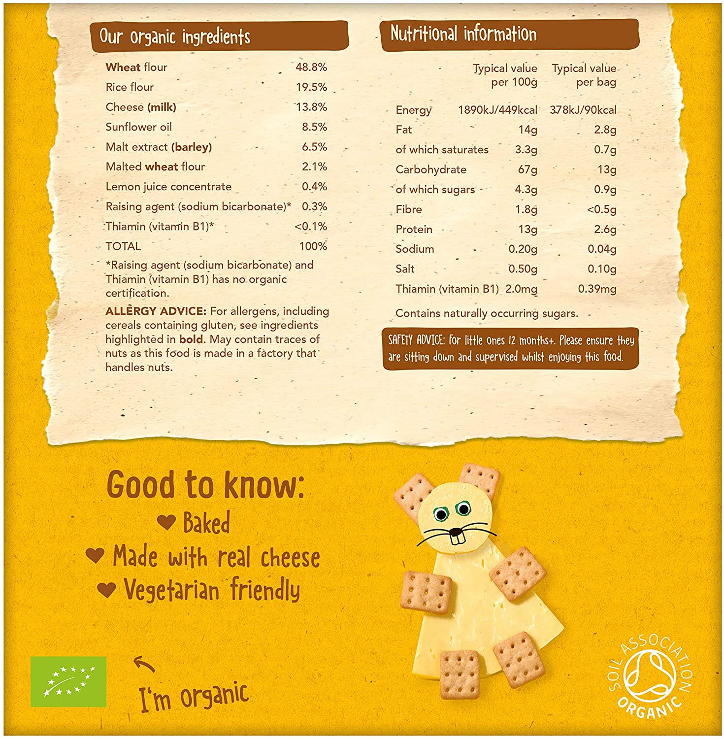 Organix Organic Multigrain Porridge 4 x 200g