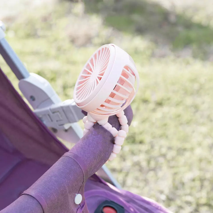 Flexible Mini Fan Hands-Free, Stroller Fan