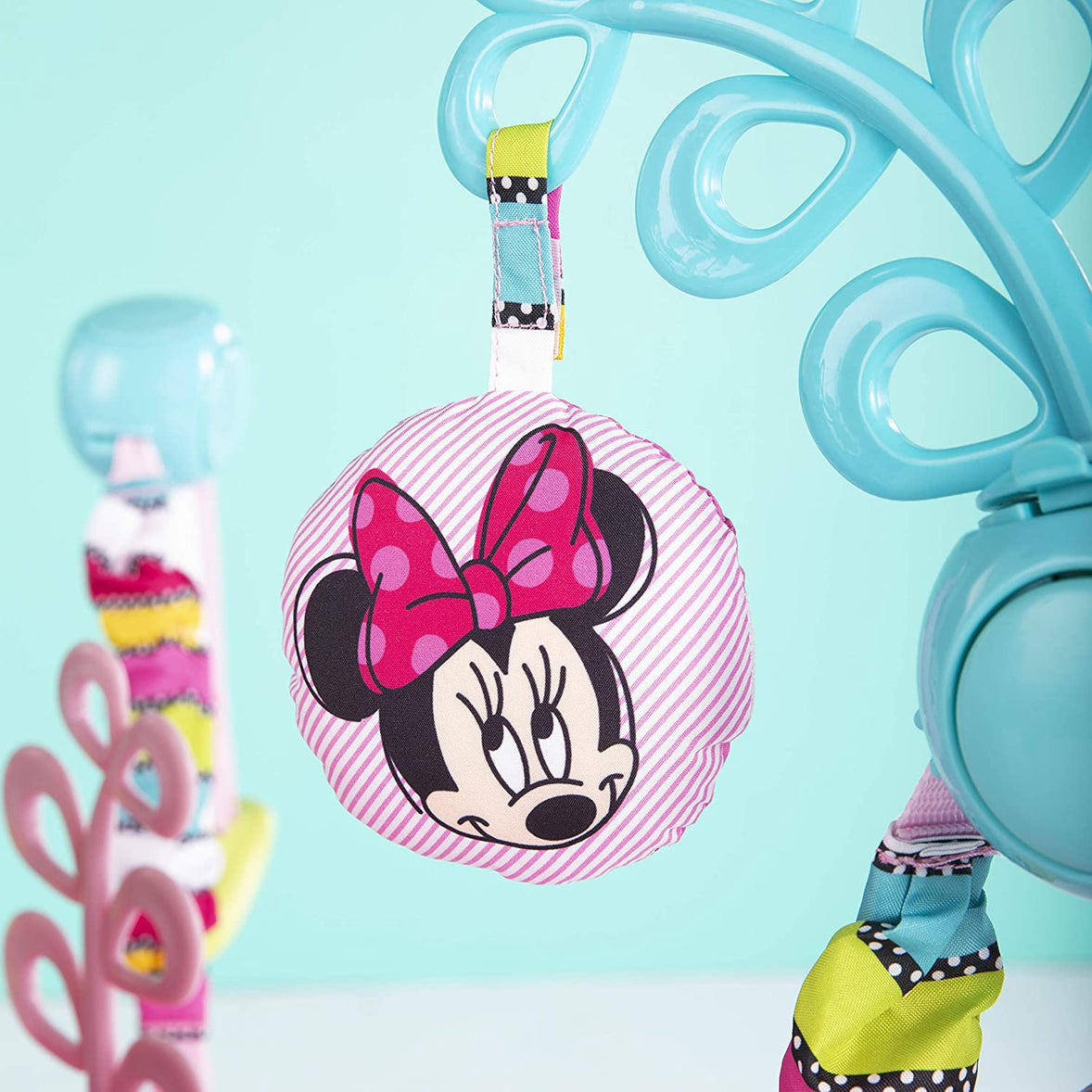 Kids2 Bright Starts Disney Baby Minnie Mouse Peek-A- Boo Activity Jumper