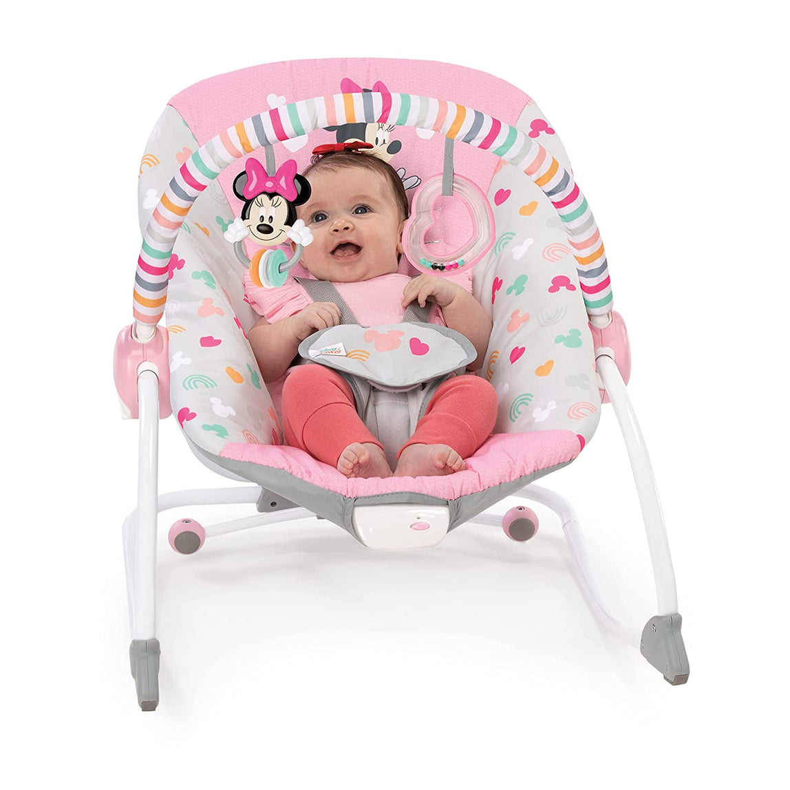 Bright Starts Minnie Stars & Stripes Rocker Update - MamaApp