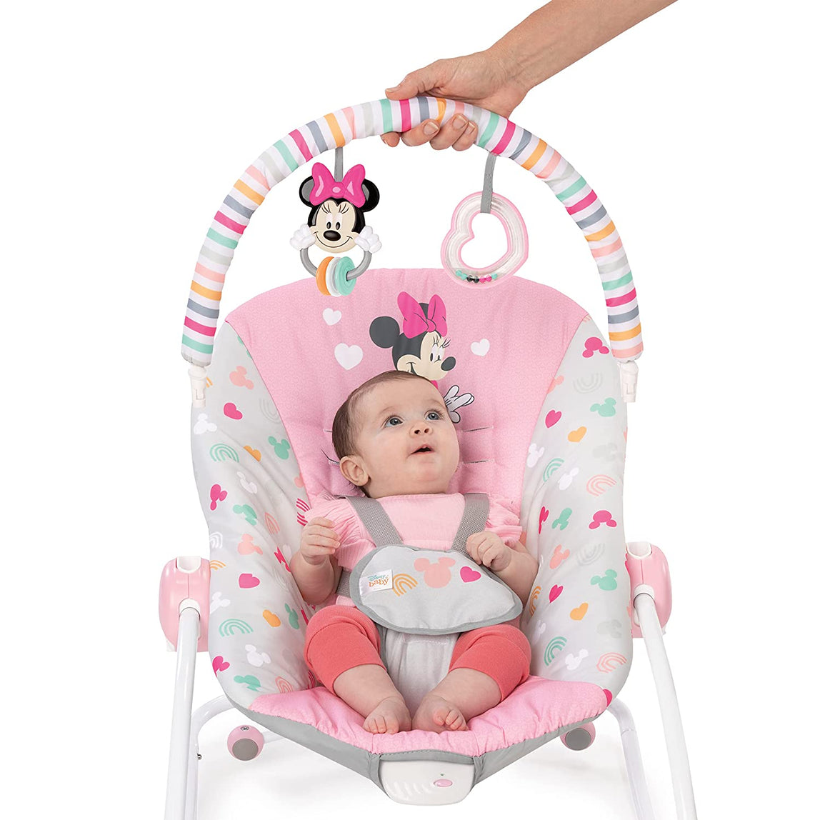 Bright Starts Minnie Stars & Stripes Rocker Update - MamaApp