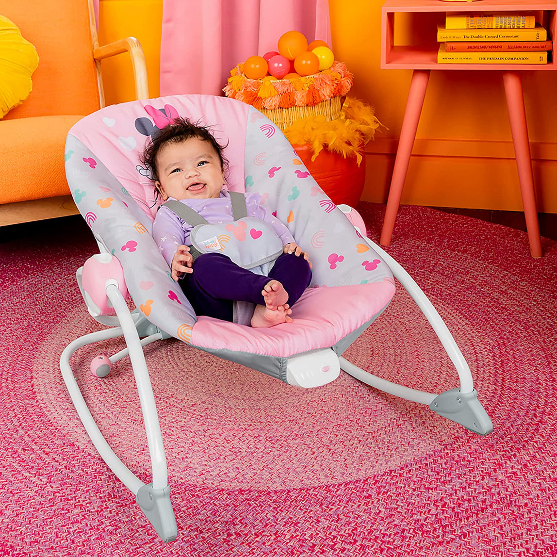Bright Starts Minnie Stars & Stripes Rocker Update - MamaApp