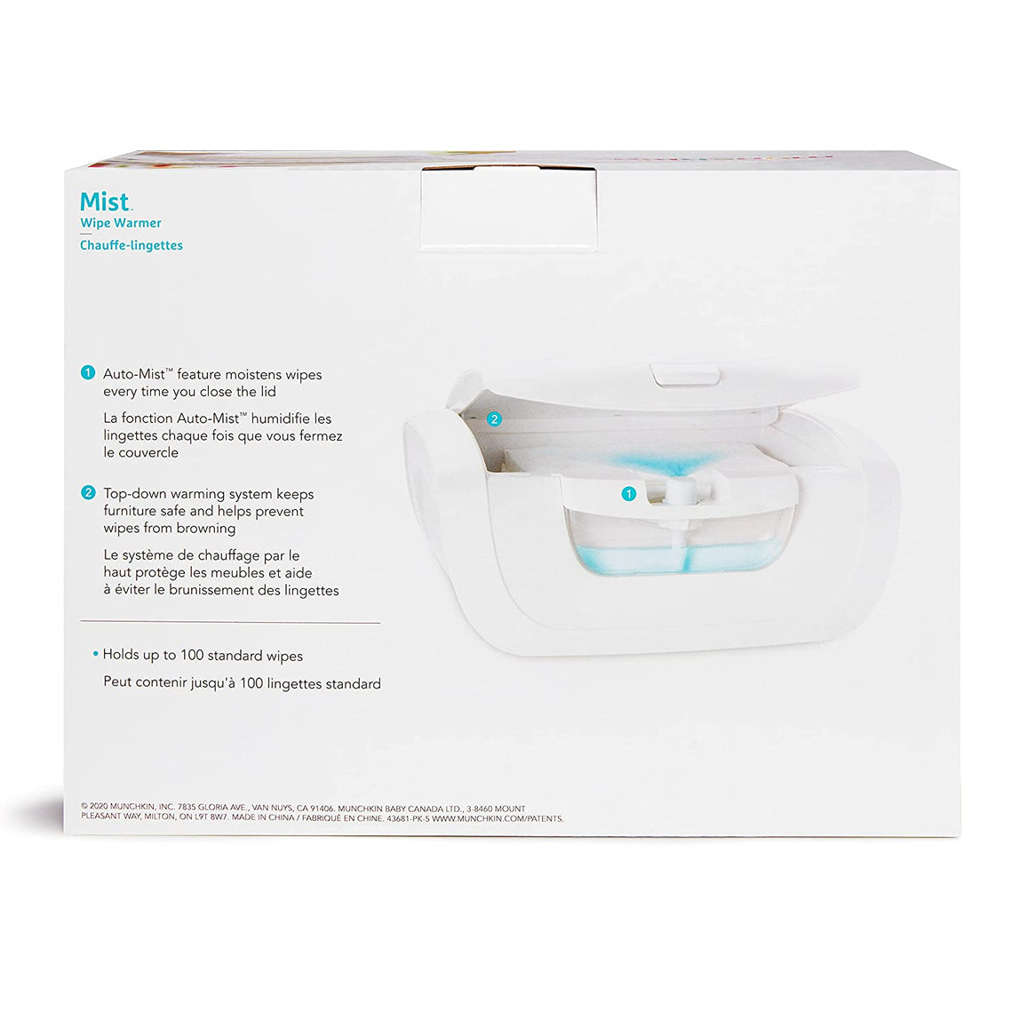 Munchkin Mist Wipe Warmer - MamaApp