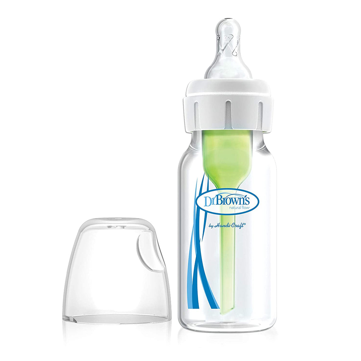 Dr Brown's glass baby bottle 120ml anti colic narrow bottle