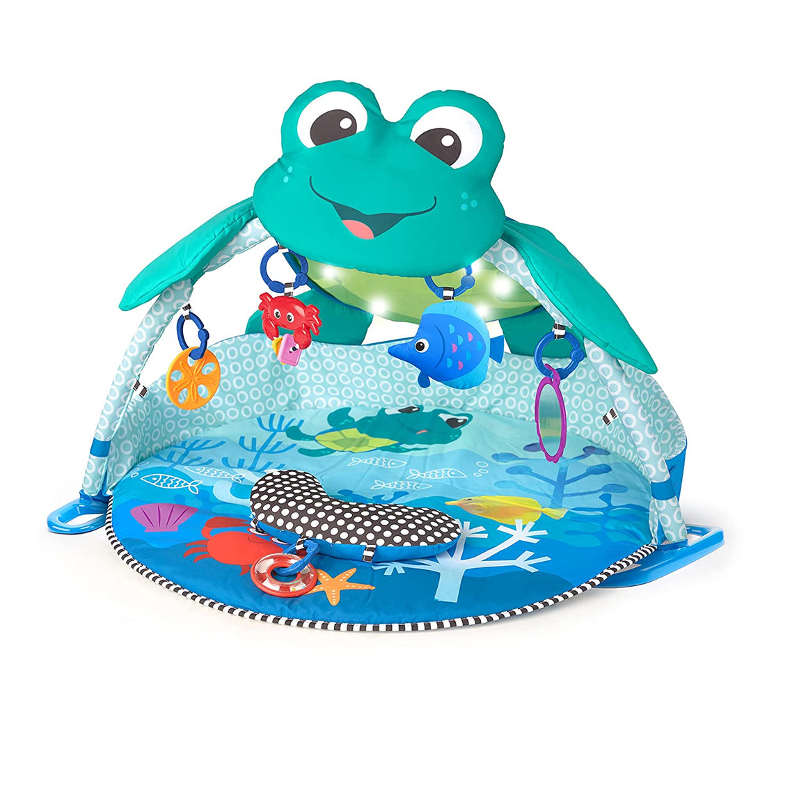 Baby Einstein Neptune Under The Seat Lights & Sounds Activity Gym & Play Mat - MamaApp