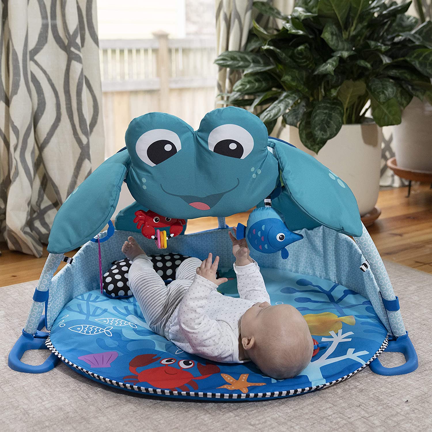 Kids2 Baby Einstein Neptune Under The Sea Lights & Sounds Activity Gym & Play Mat