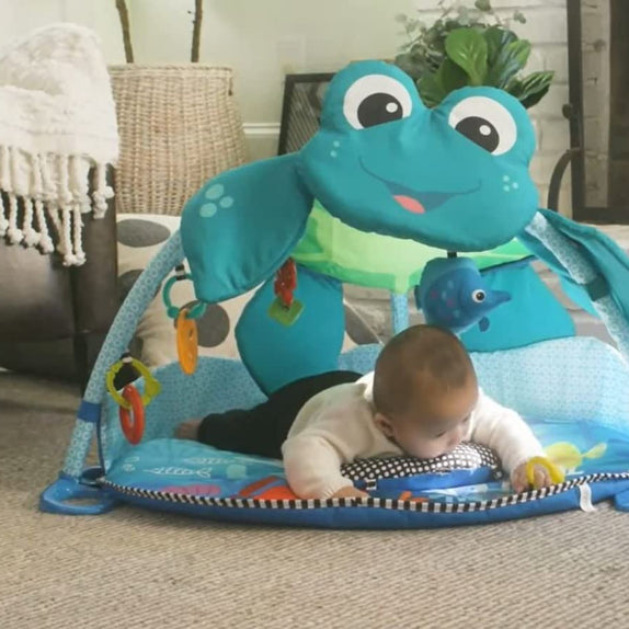 Baby Einstein Neptune Under The Seat Lights & Sounds Activity Gym & Play Mat - MamaApp