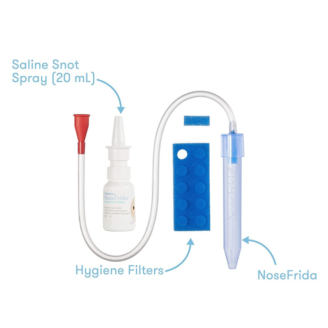 FridaBaby NoseFrida Snotsucker Saline Kit - MamaApp
