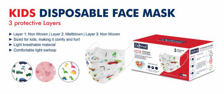 Optimal Kids Disposable Face Mask