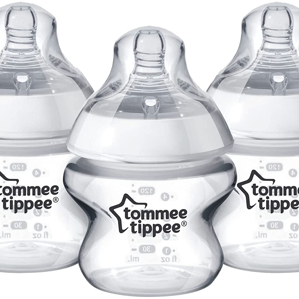 Tommee Tippee Closer To Nature PP Feeding Bottle Clear 3x150ml