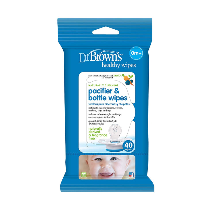 Dr. Brown's Pacifier & Bottle Wipes 40's