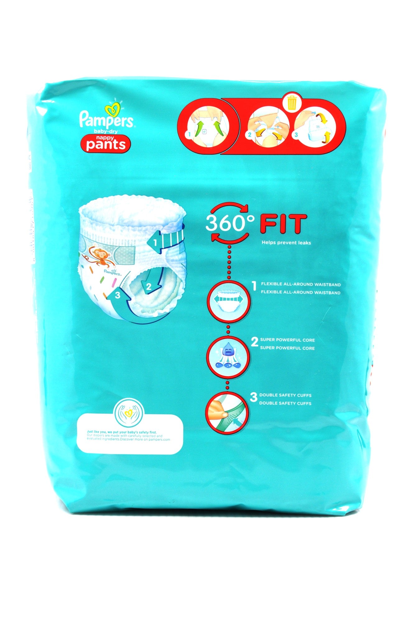 MamaApp Pampers Baby Dry Nappy Pants Size 5