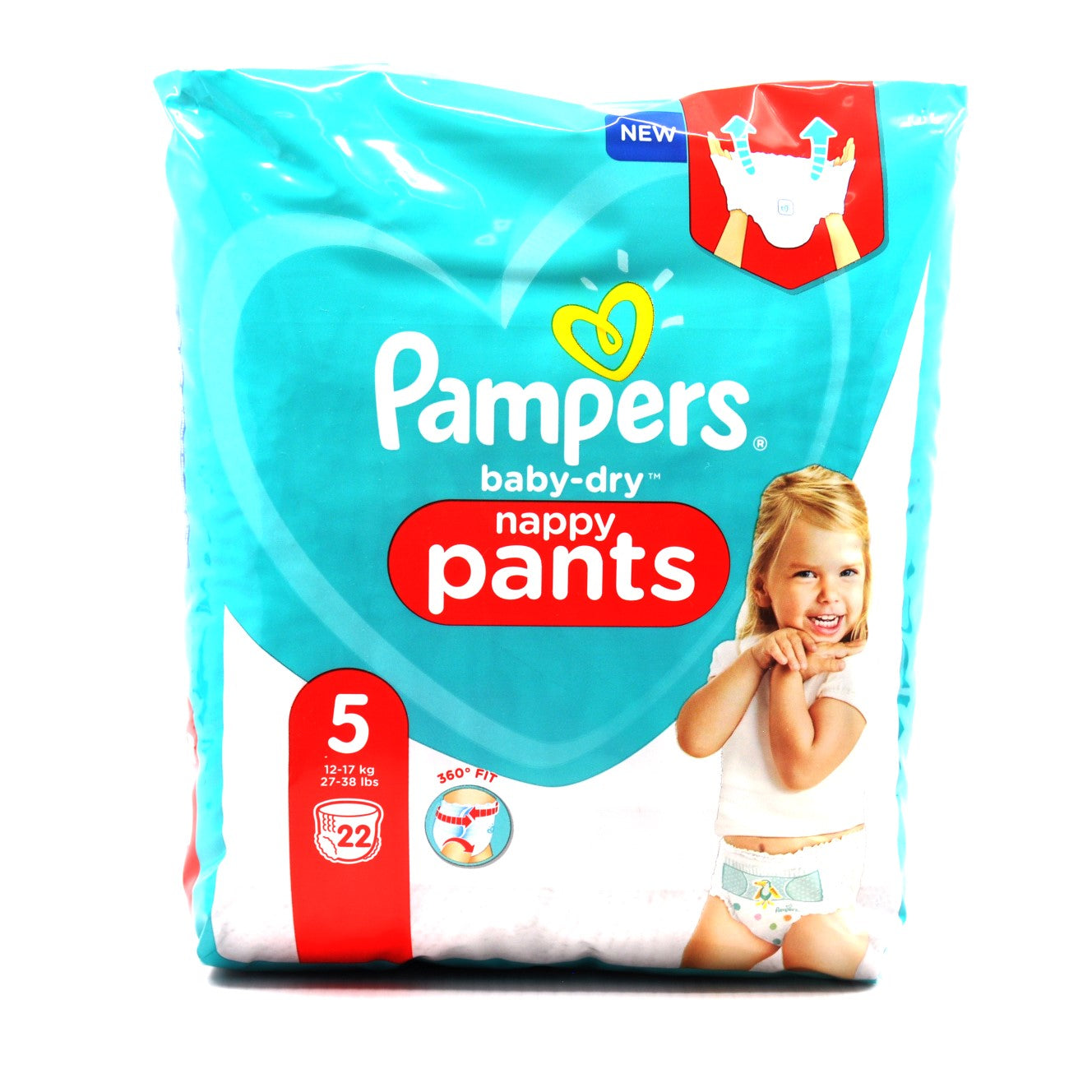 MamaApp Pampers Baby Dry Nappy Pants Size 5