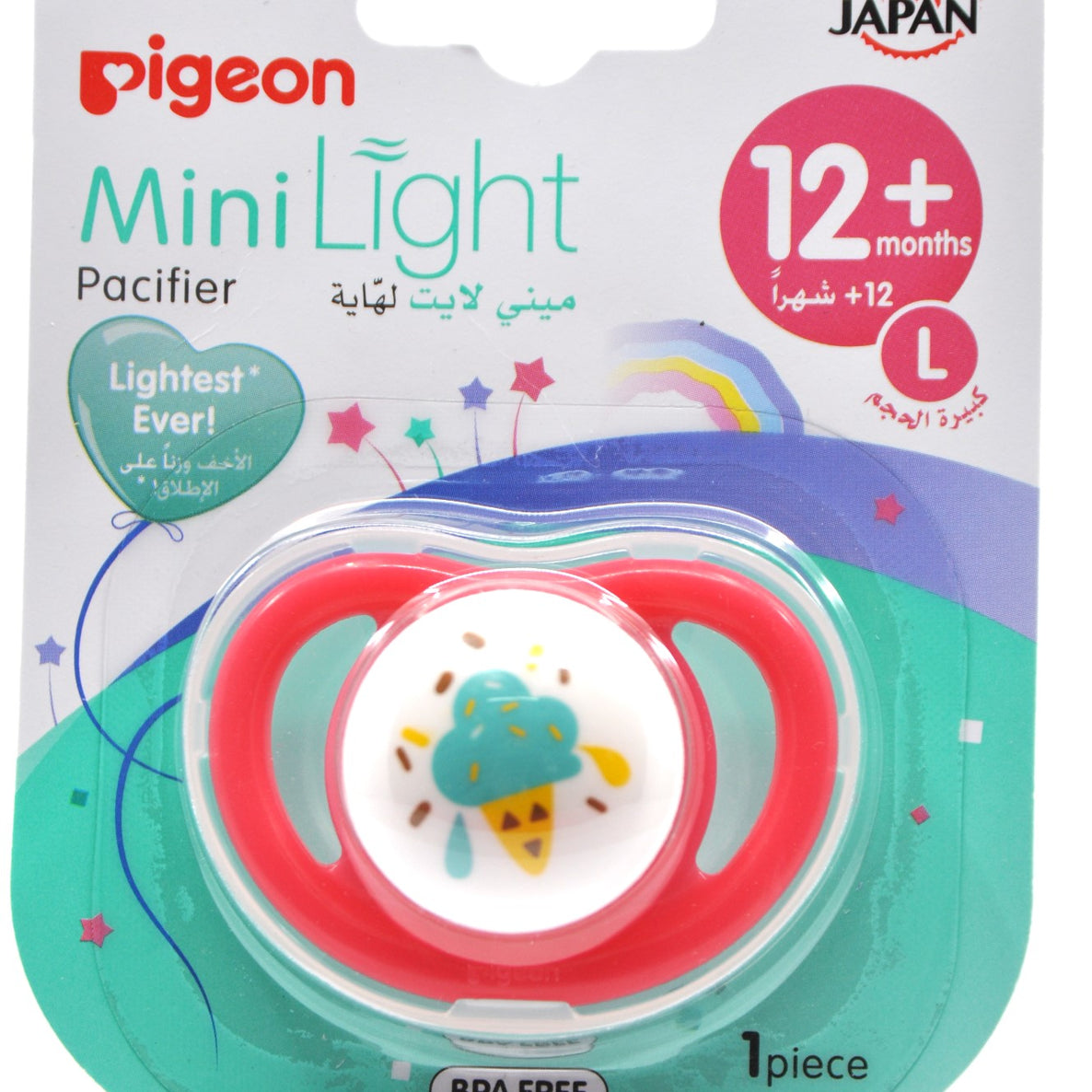 MamaApp Pigeon Mini Light Pacifier - L