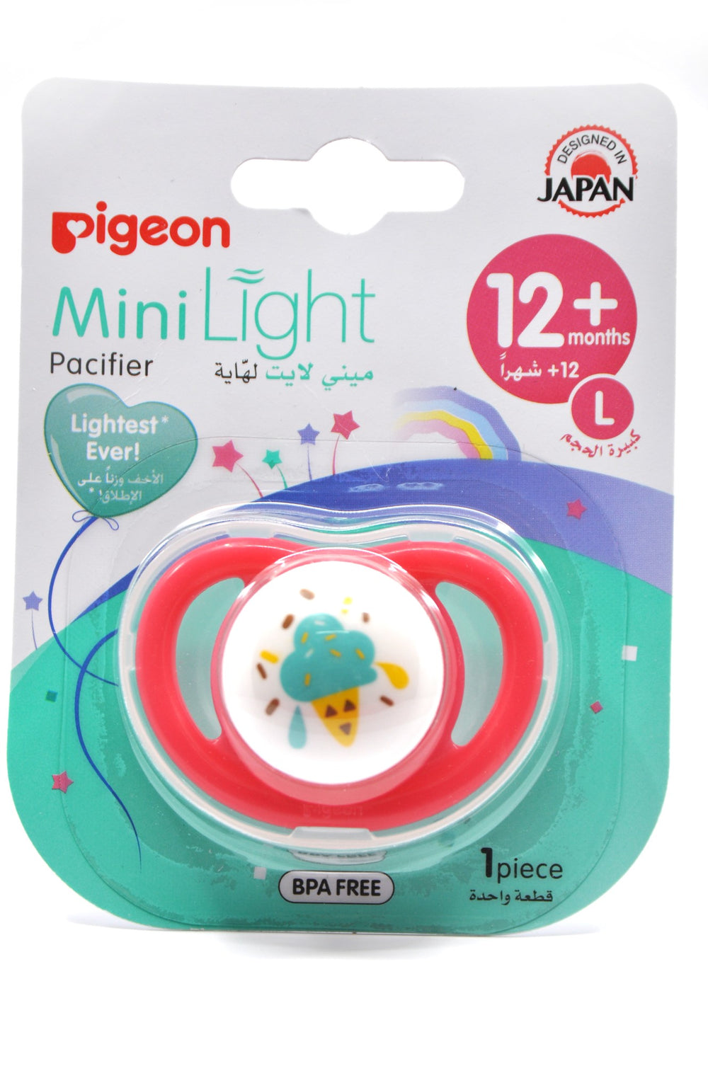 MamaApp Pigeon Mini Light Pacifier - L