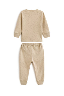 Loom Knits Pijama Set - Beige