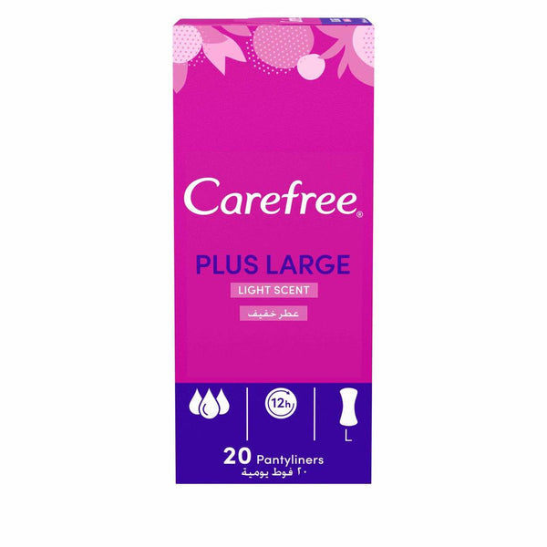 Carefree Plus Large Size Light Scent Pantyliners