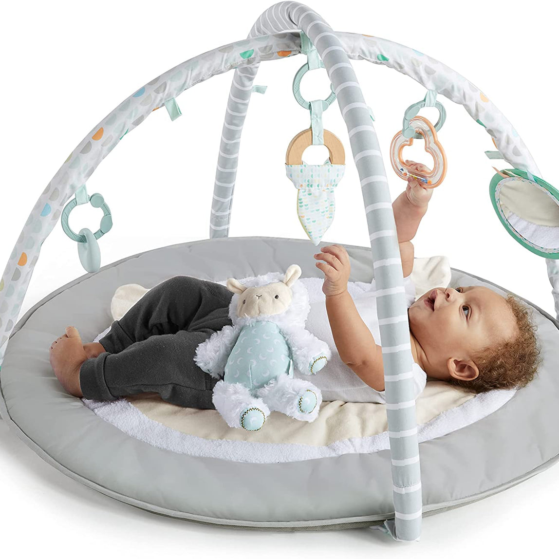 Bright Starts Ingenuity Plush Euro Activity Gym - MamaApp