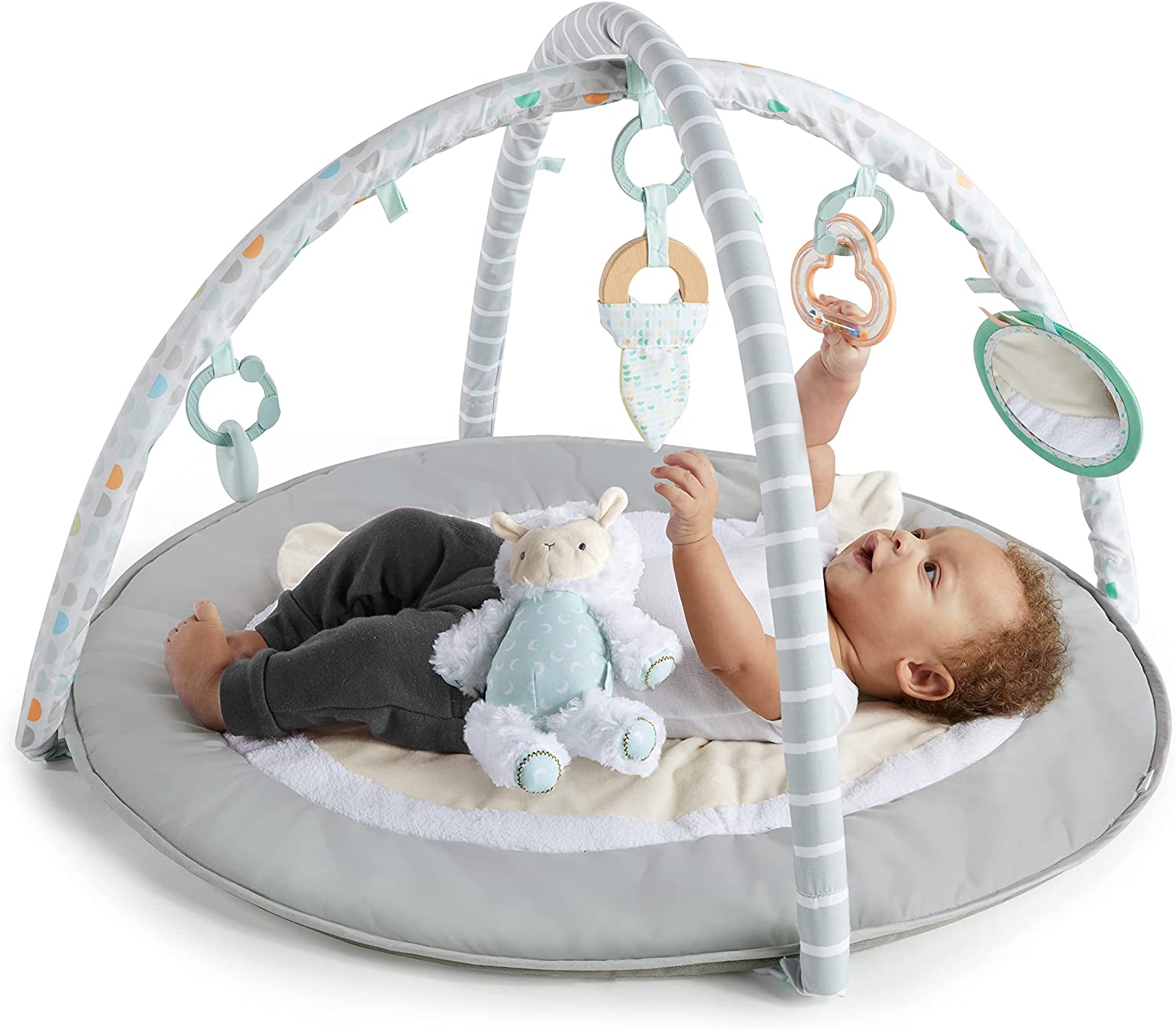 Bright Starts Ingenuity Plush Euro Activity Gym