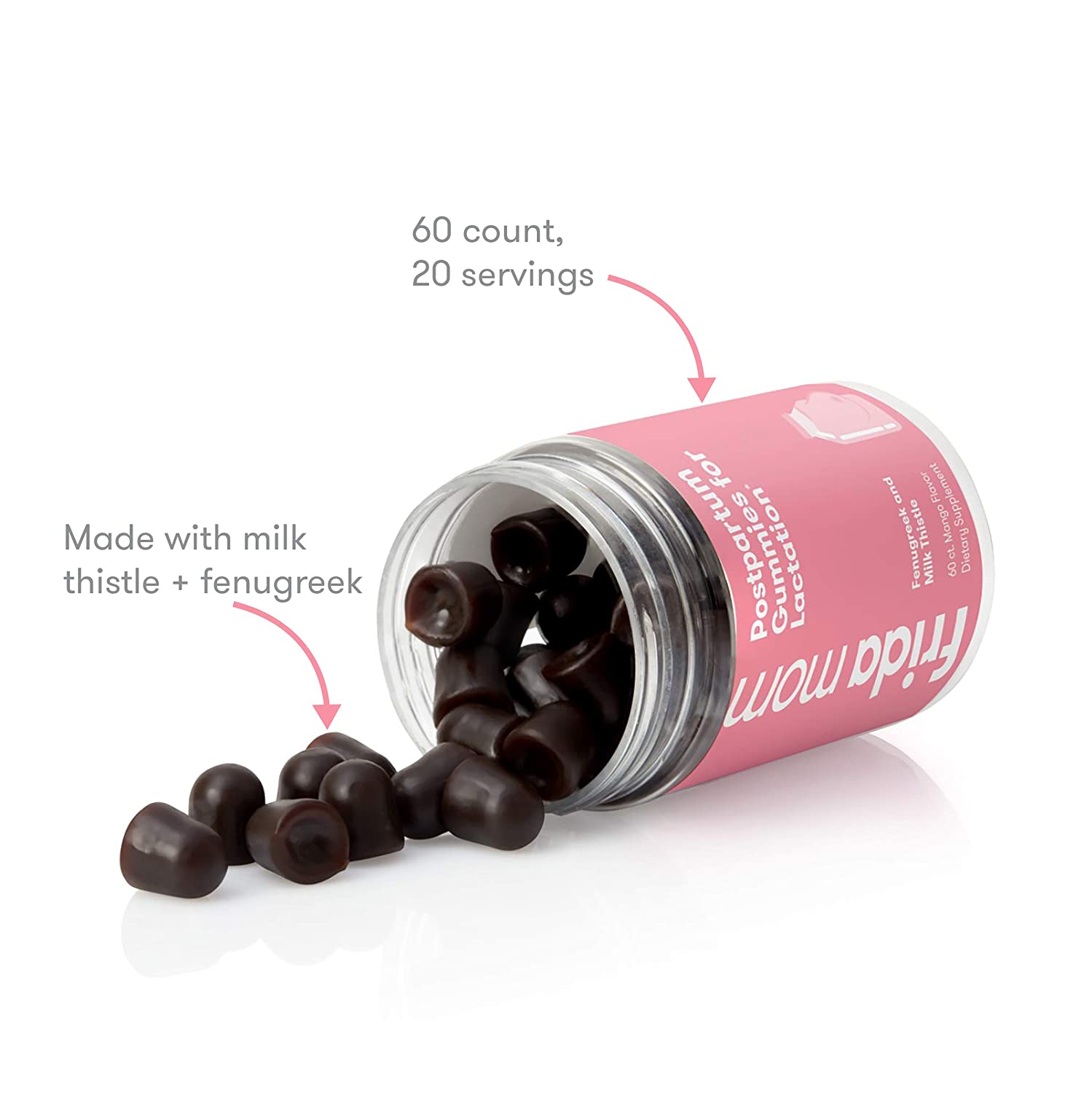 FridaMom Postpartum Gummies for Lactation