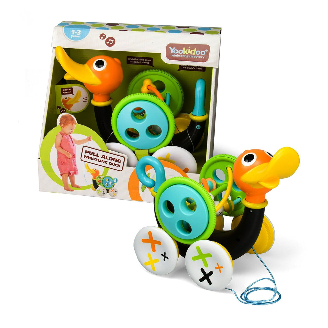 Yookidoo Pull Along Whistling Duck - MamaApp